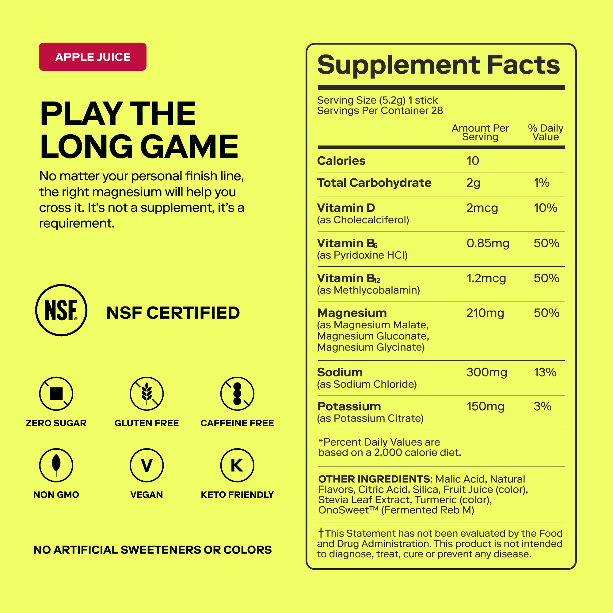 Magna | Magnesium Powered Electrolytes | Apple Juice