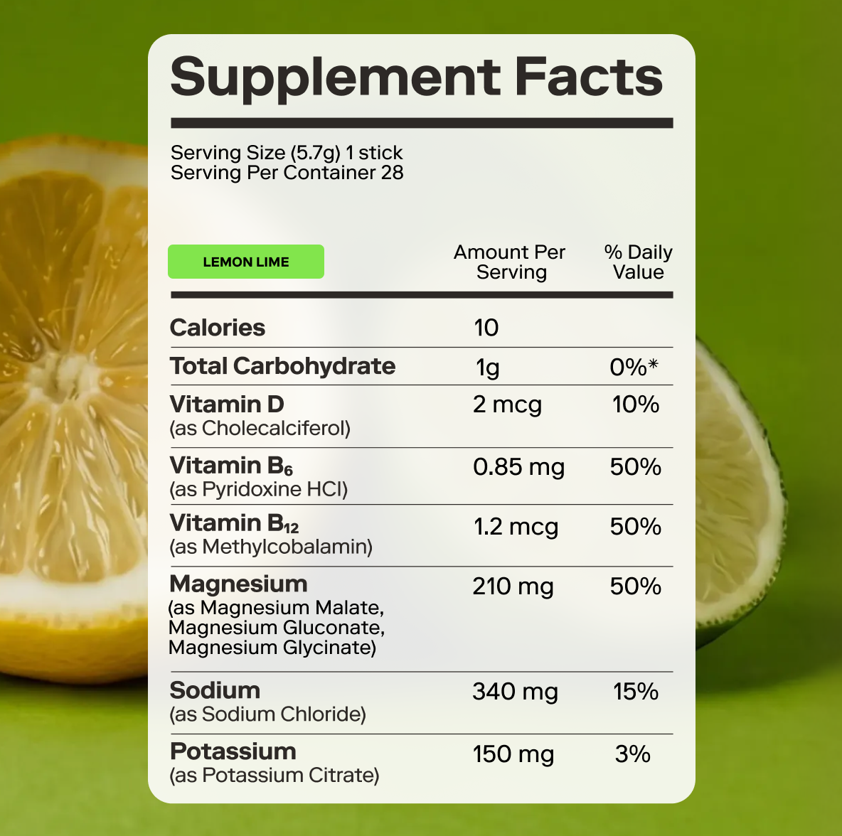 Lemon Lime | 28 Count