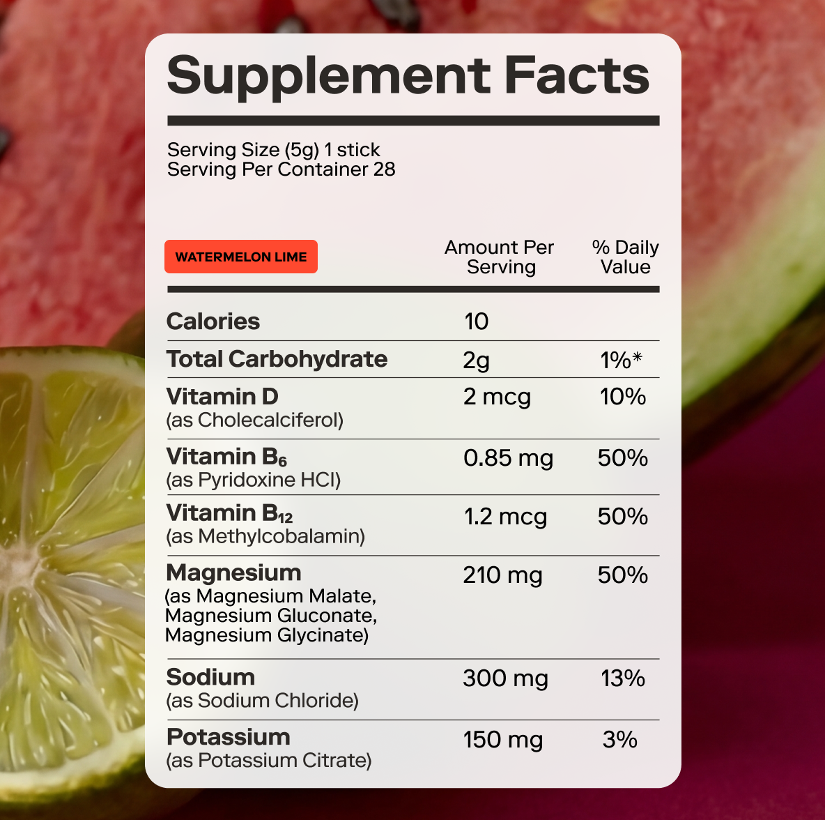 Watermelon Lime | 28 Count