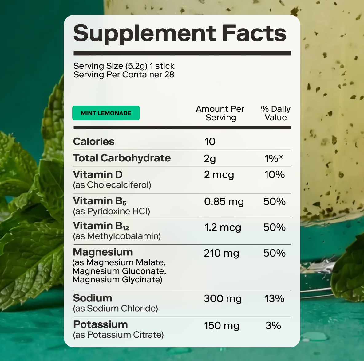 Mint Lemonade | 28 Count