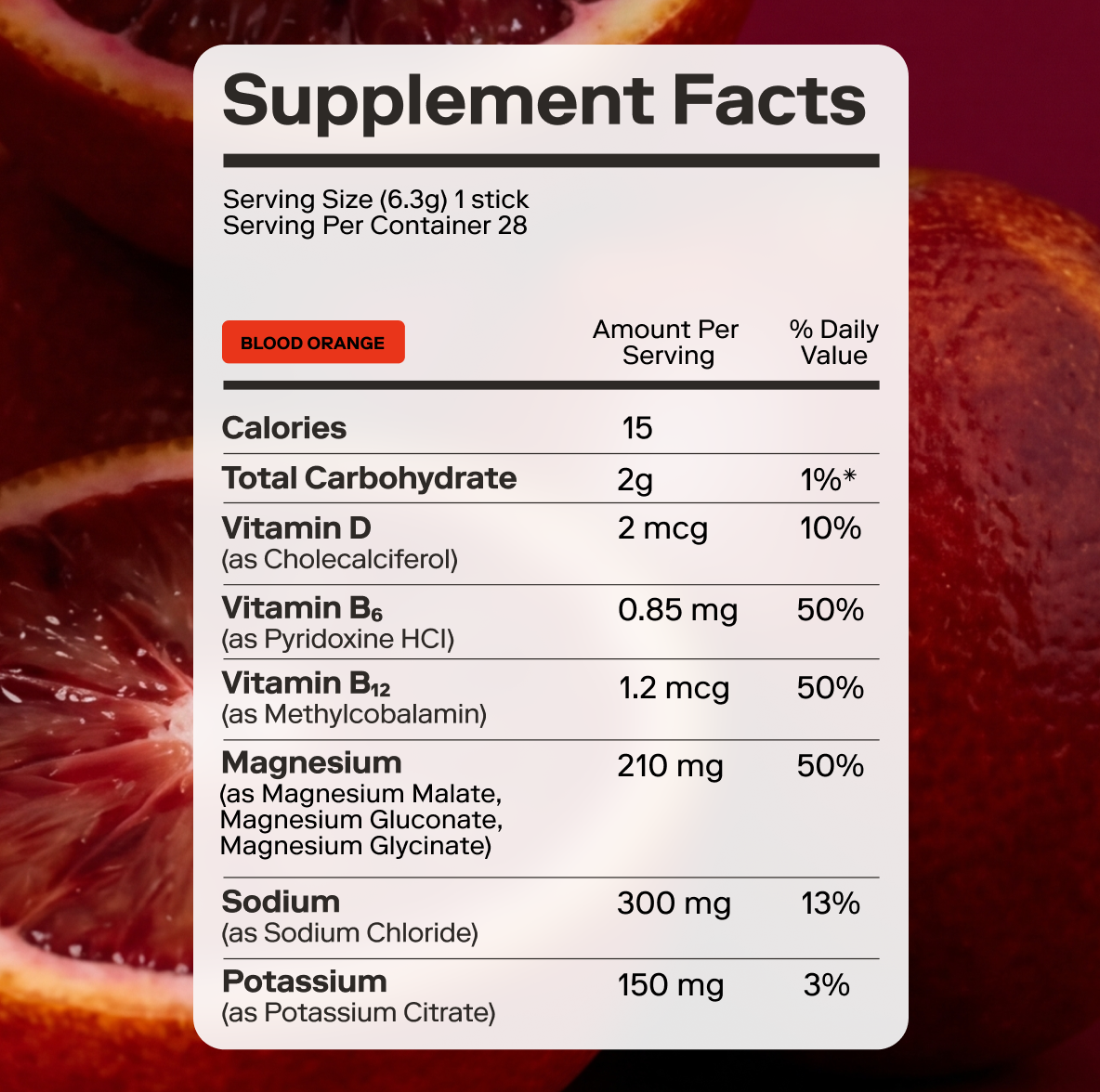 Blood Orange | 28 Count